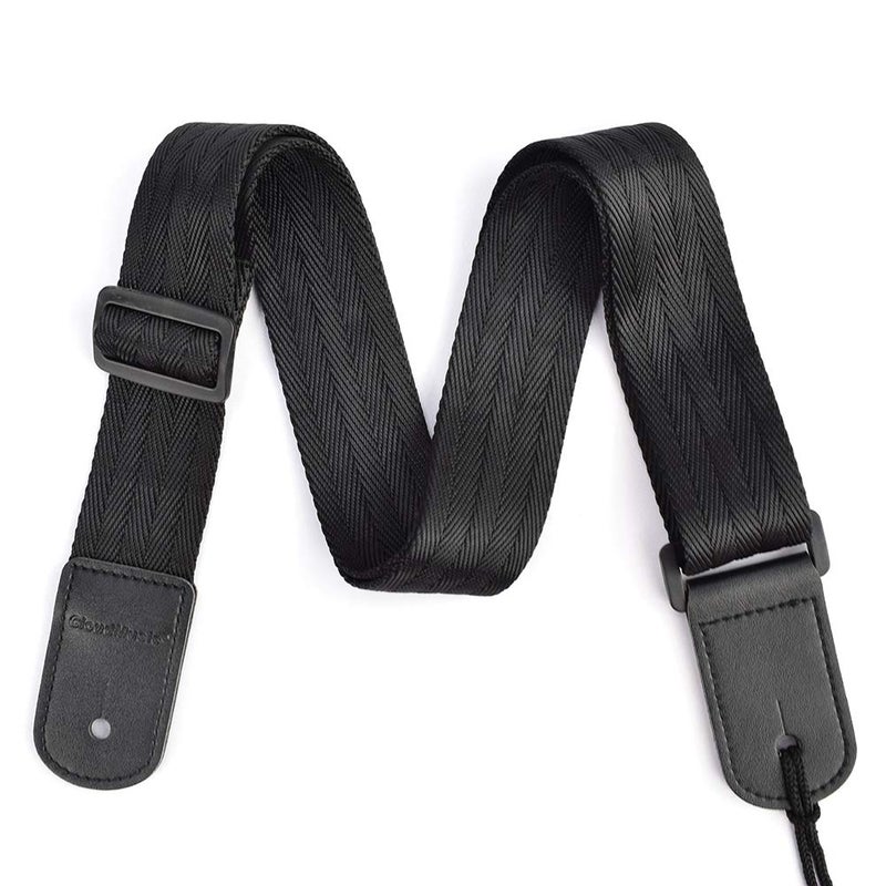 CLOUDMUSIC Tenor Concert Soprano Baritone Ukulele Strap Coloful Floral Pattern Straps With 2 Buttons For Adult Size And Kids Color Black - Image 2